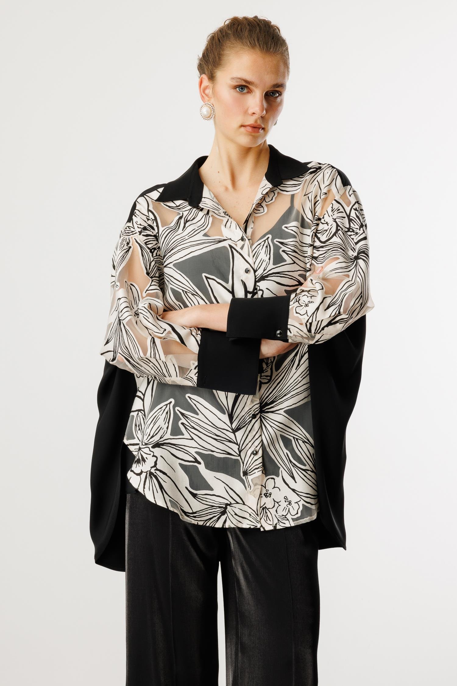 Modailgi  Oversize Desenli Tunik Orijinal