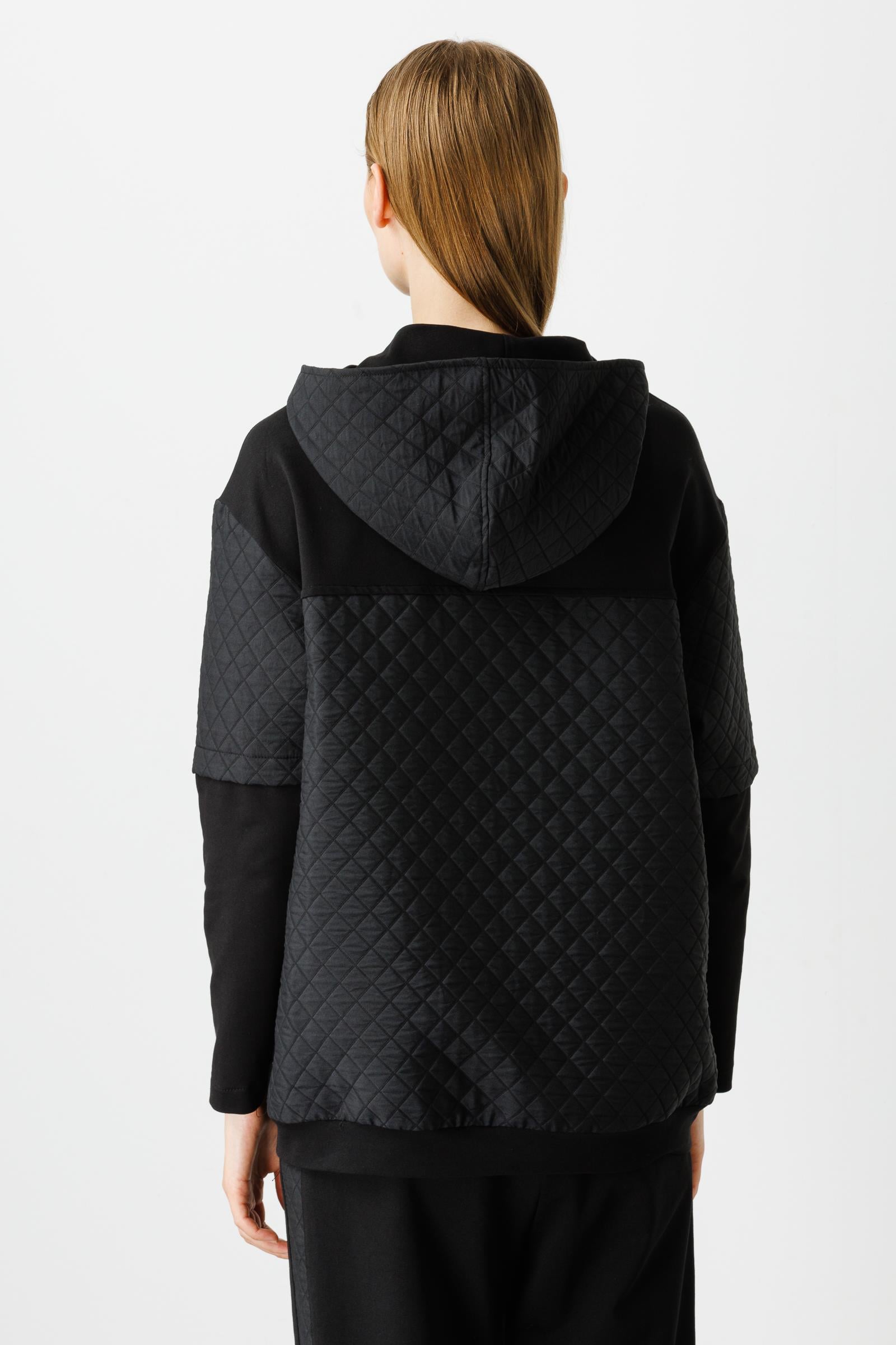 Modailgi  Torba Cepli Kapitone Tunik Siyah