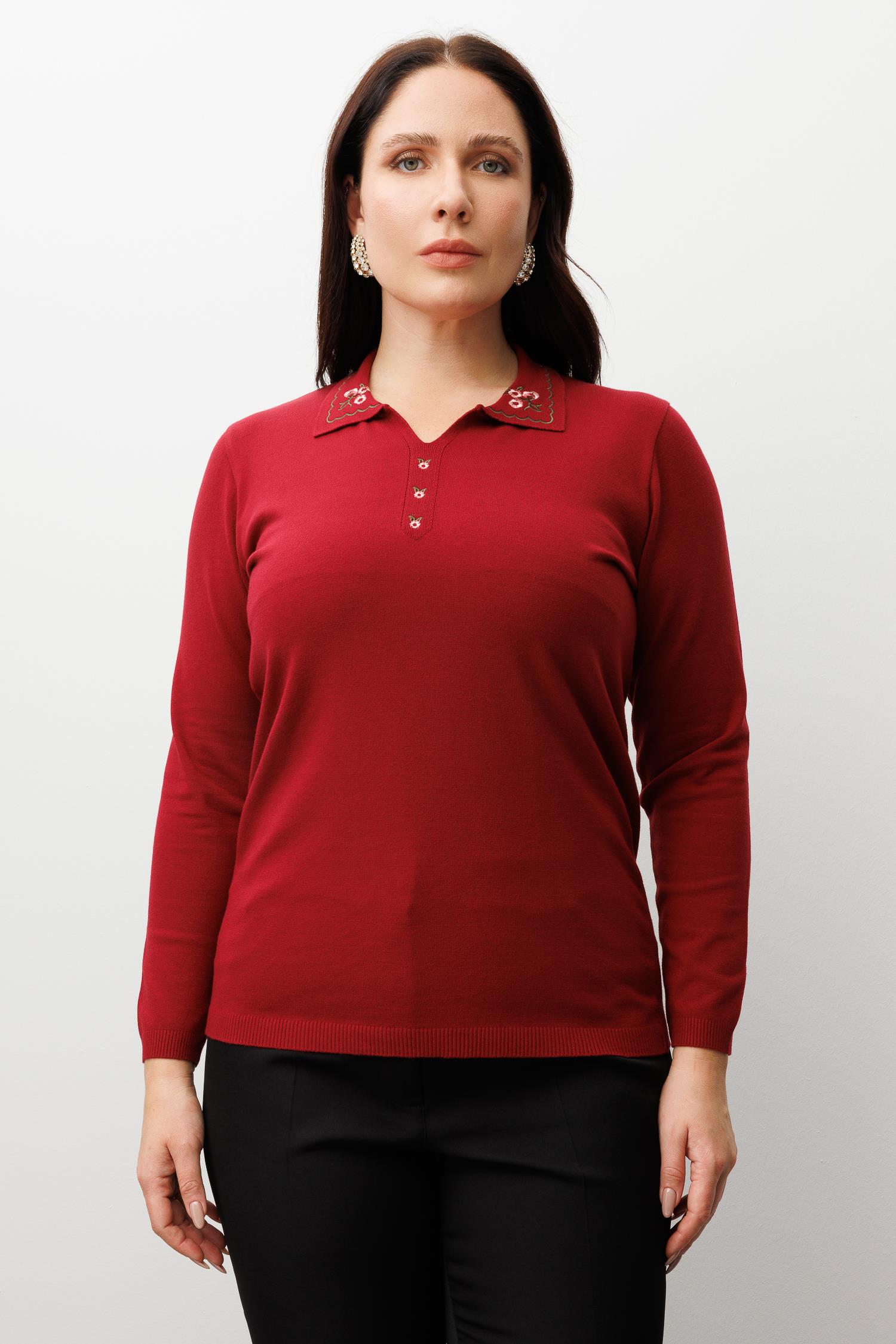 Modailgi  Viskon Triko Bordo