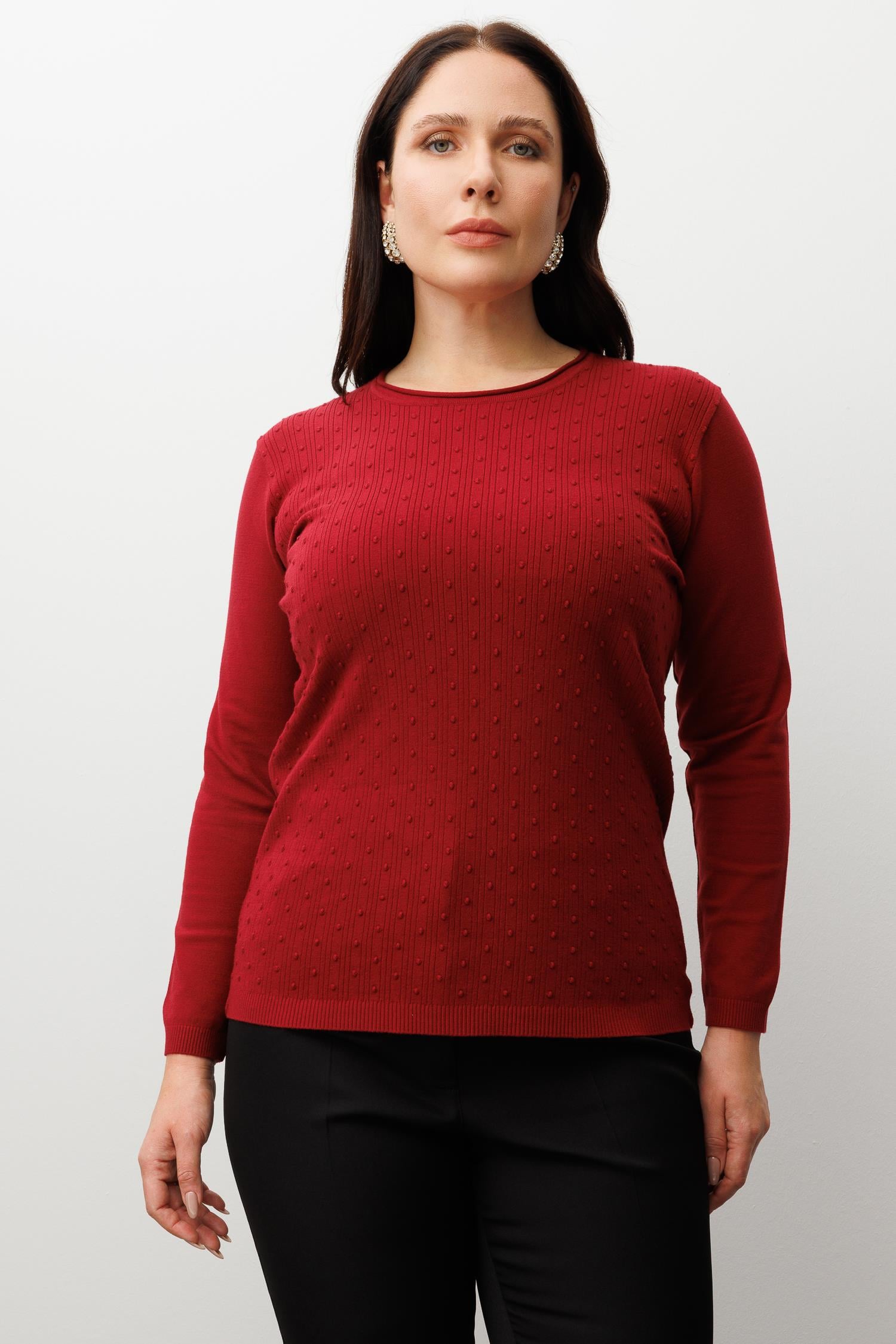 Modailgi  Viskon Triko Bordo