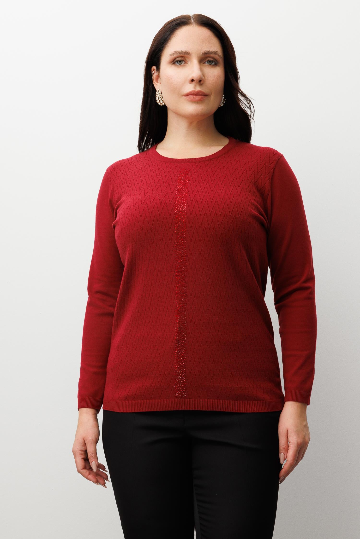 Modailgi  Viskon Triko Bordo