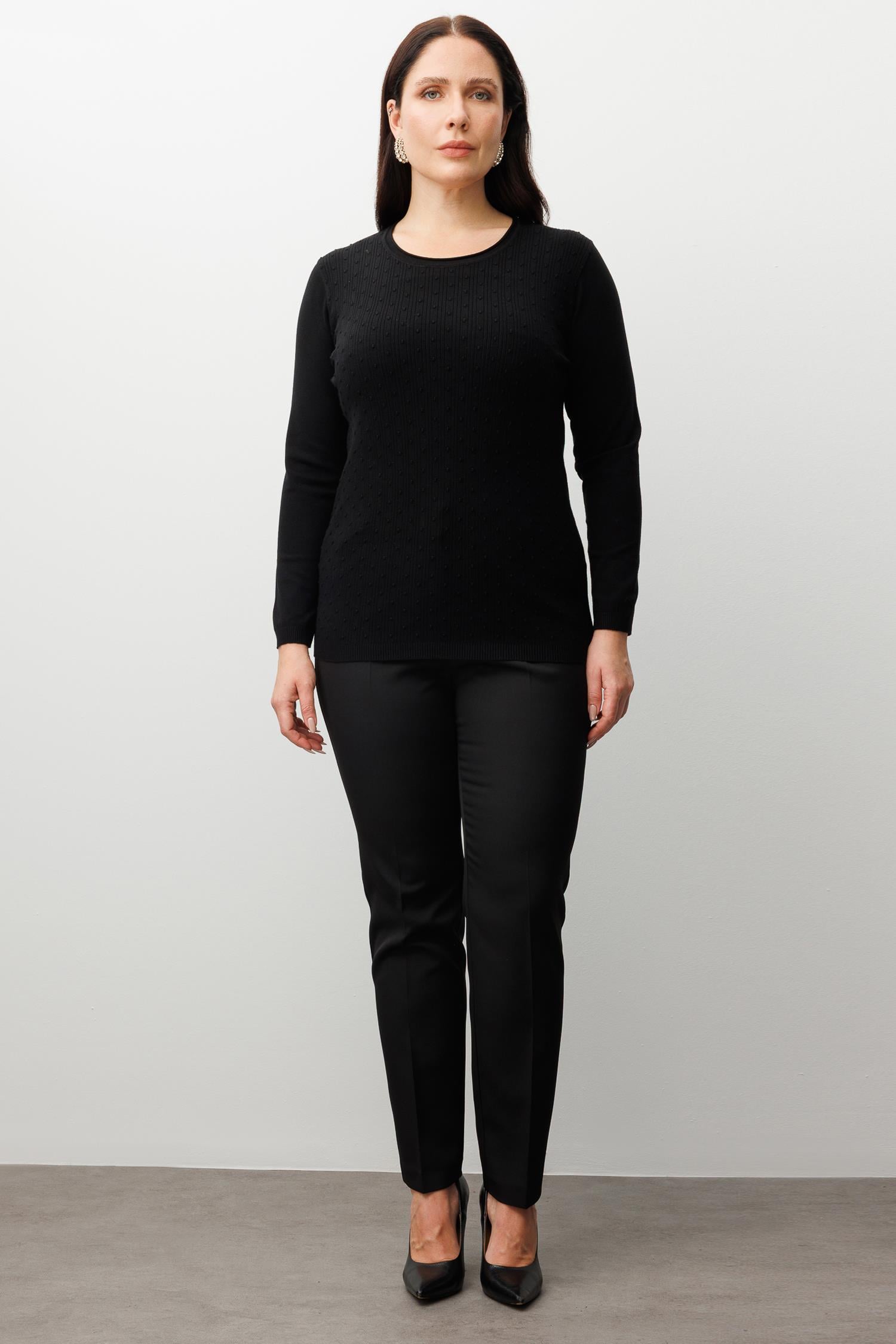 Modailgi  Viskon Triko Siyah