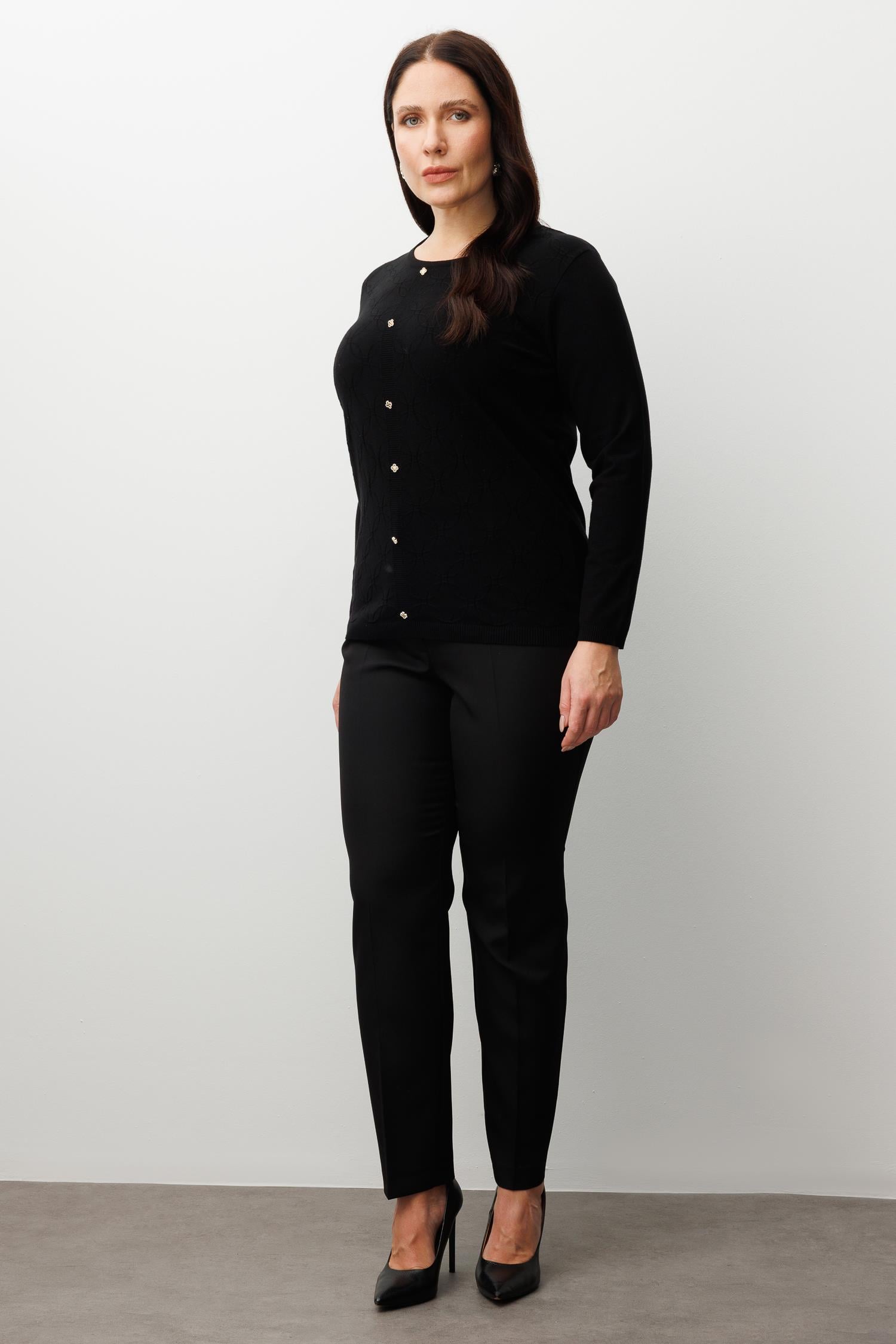 Modailgi  Viskon Triko Siyah