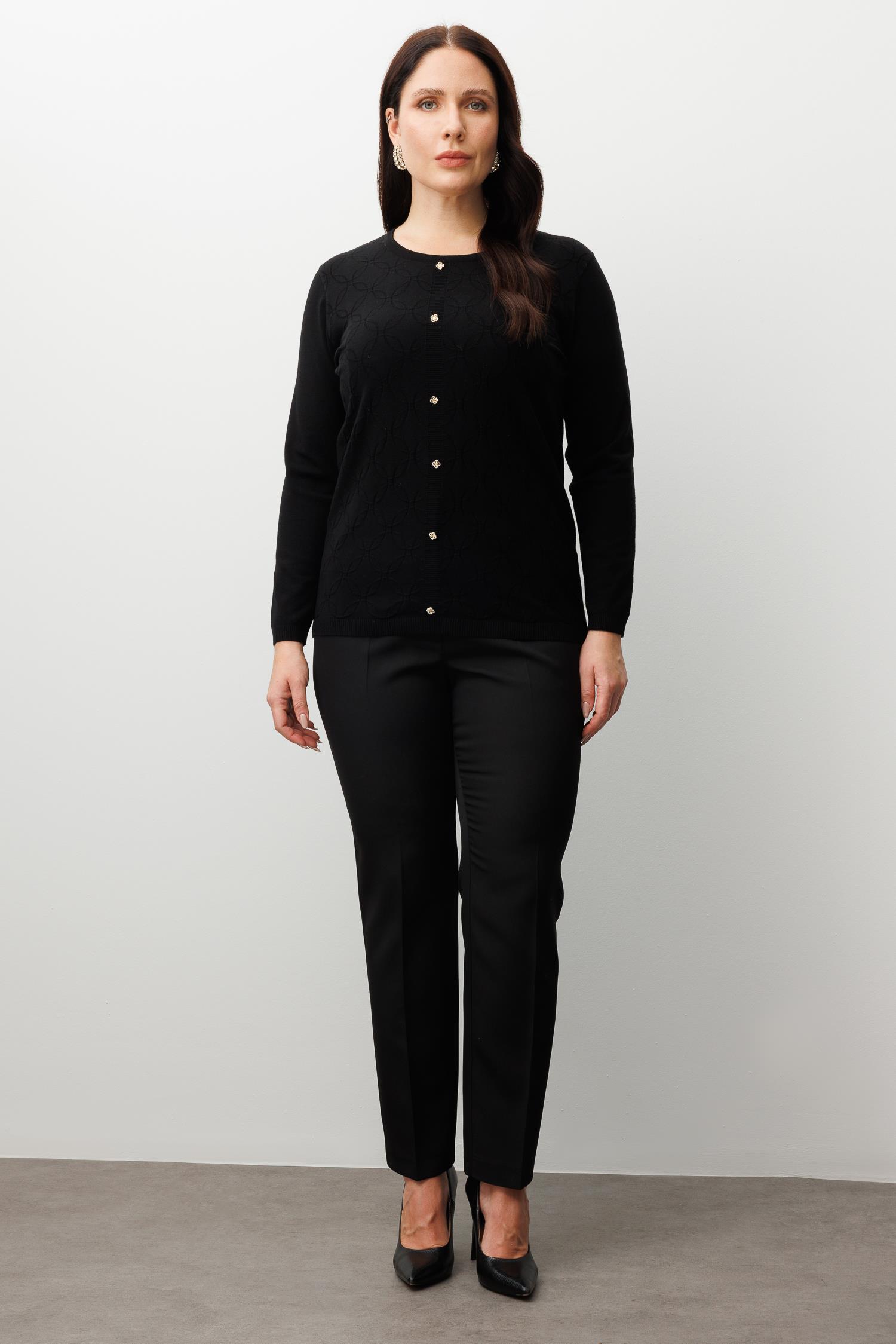 Modailgi  Viskon Triko Siyah