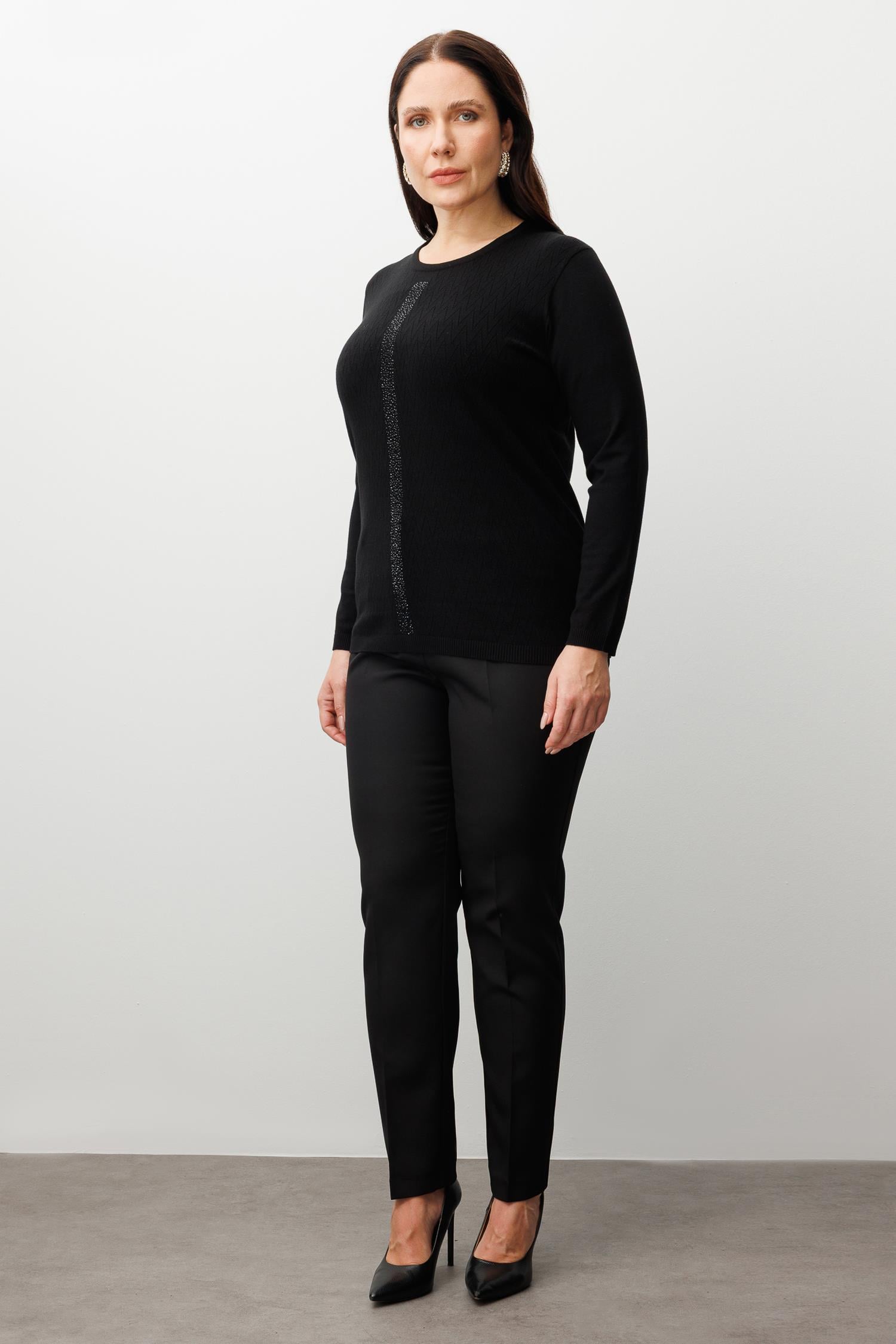 Modailgi  Viskon Triko Siyah