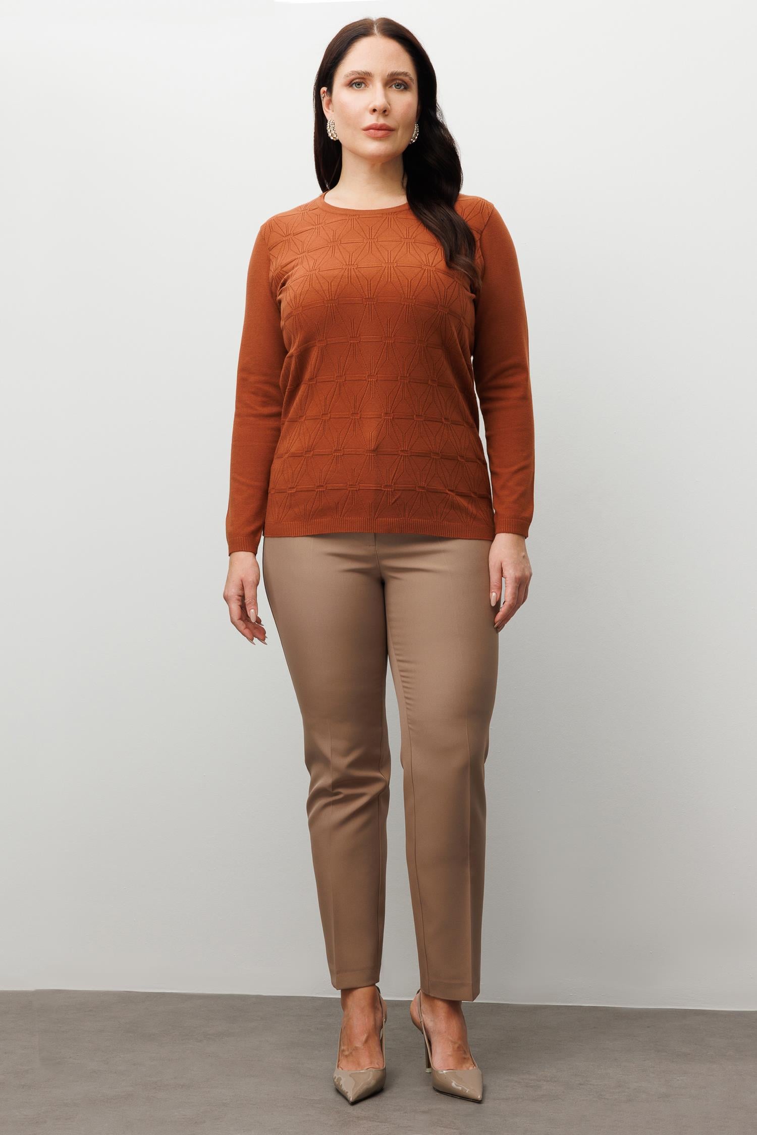 Modailgi  Viskon Triko Taba