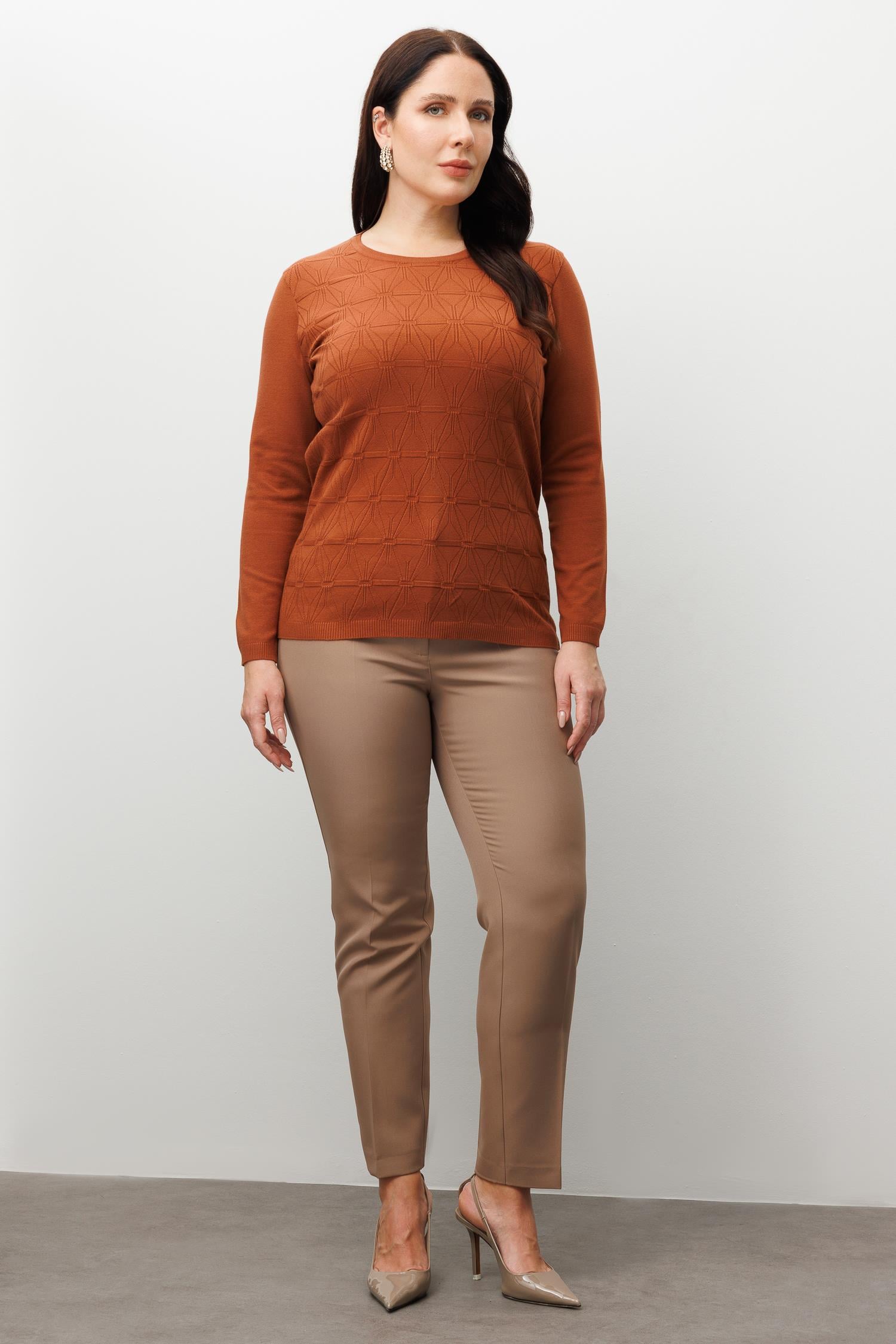 Modailgi  Viskon Triko Taba