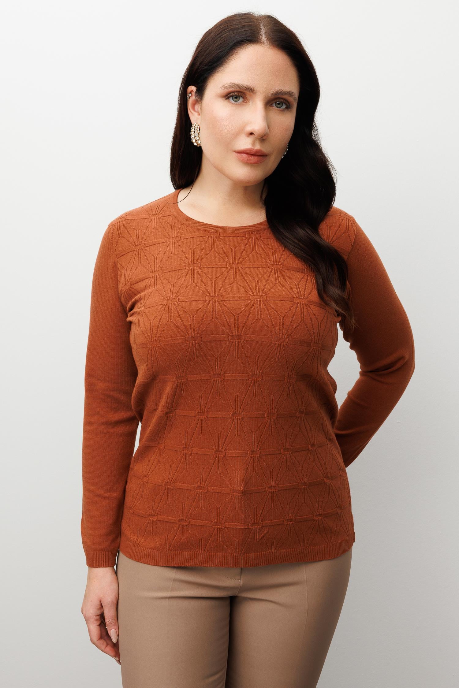 Modailgi  Viskon Triko Taba