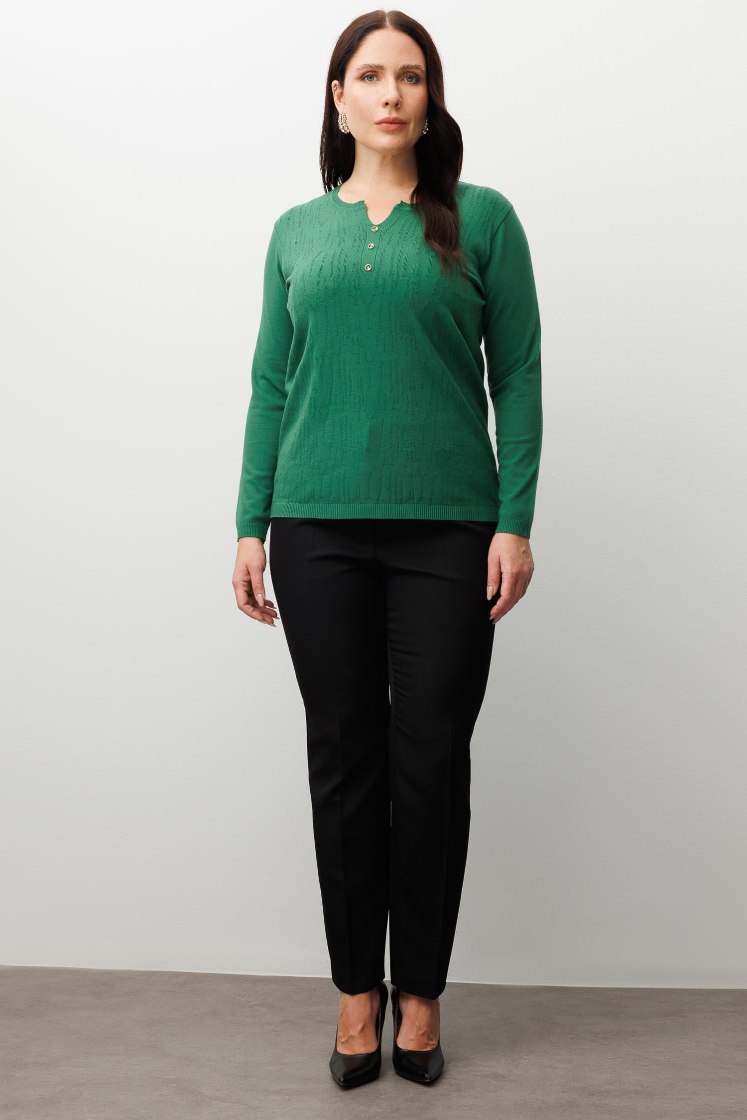 Modailgi  Viskon Triko Yeşil