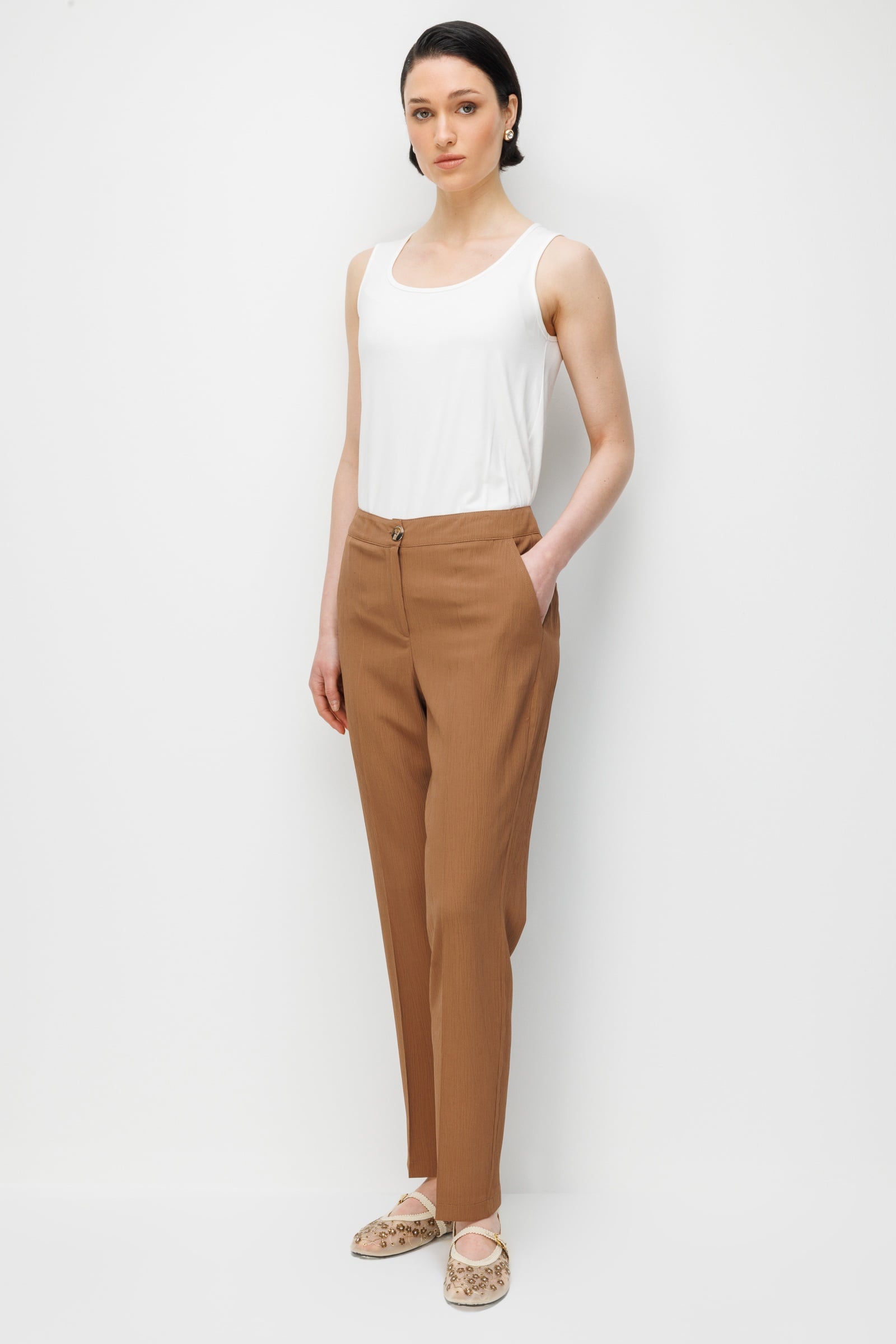 Modailgi  Yan Cep Pantolon - 15094 Kahve