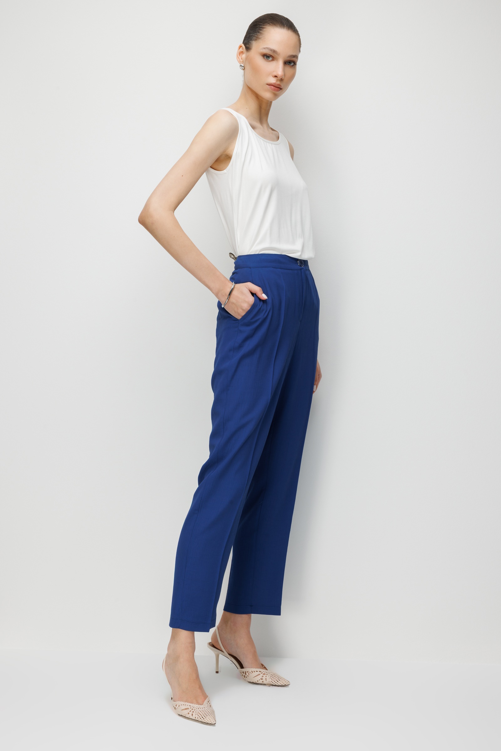 Modailgi  Yan Cep Pantolon - 15094 Lacivert