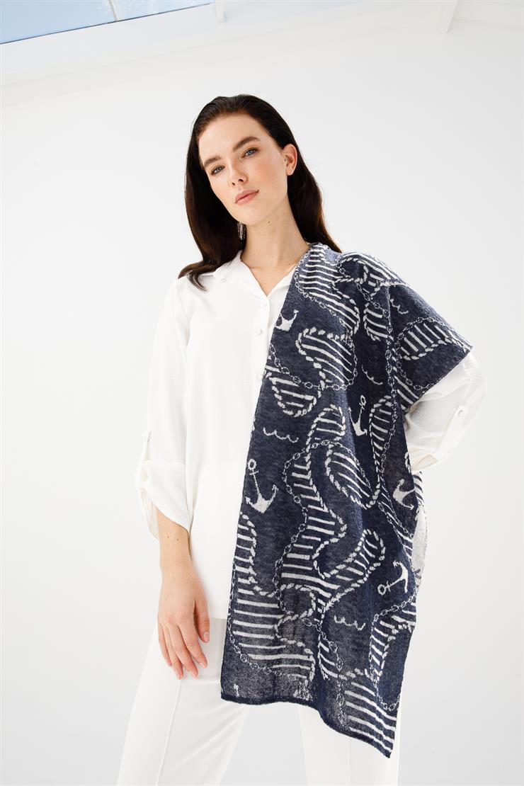 ATKI MARINE-Lacivert-Ekru