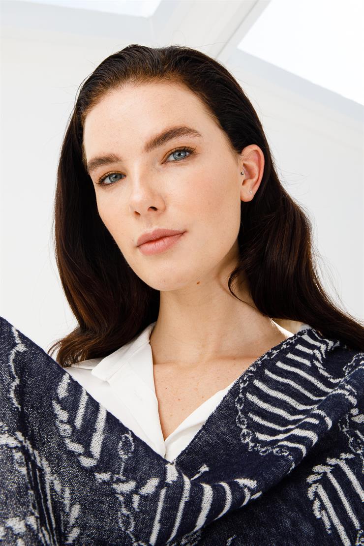 ATKI MARINE-Lacivert-Ekru