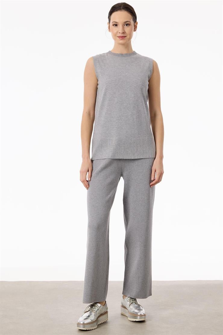 Basic 3lü Triko Takım GRİ