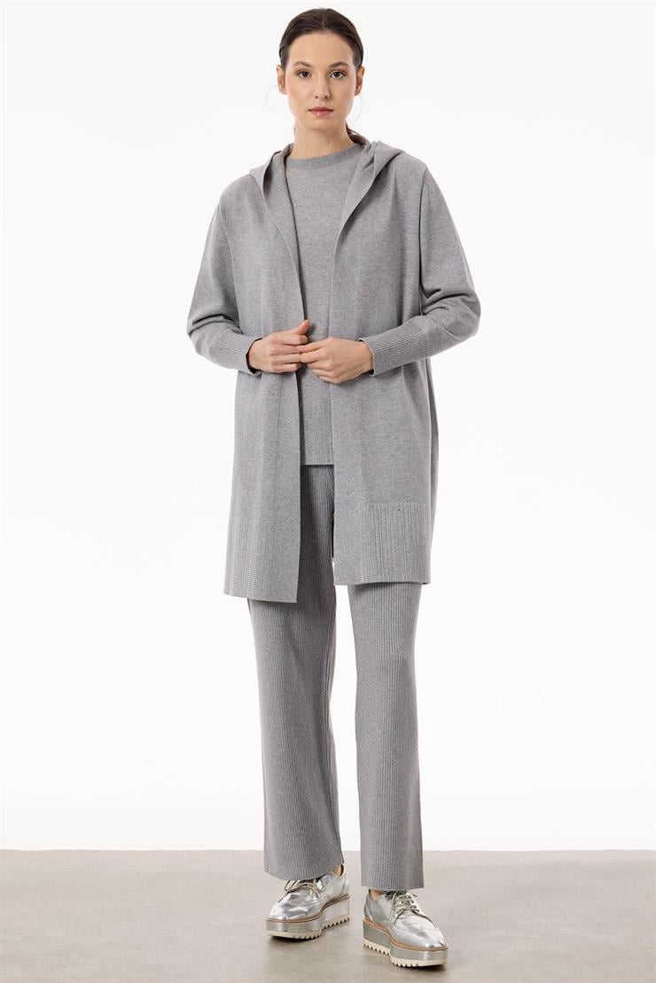 Basic 3lü Triko Takım GRİ