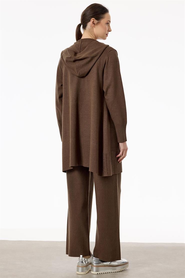 Basic 3lü Triko Takım KAHVE