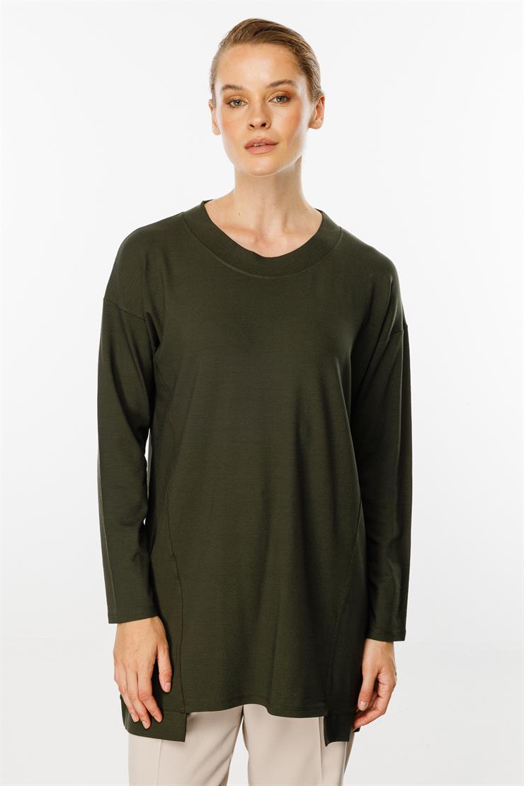Basic Örme Tunik-HAKİ