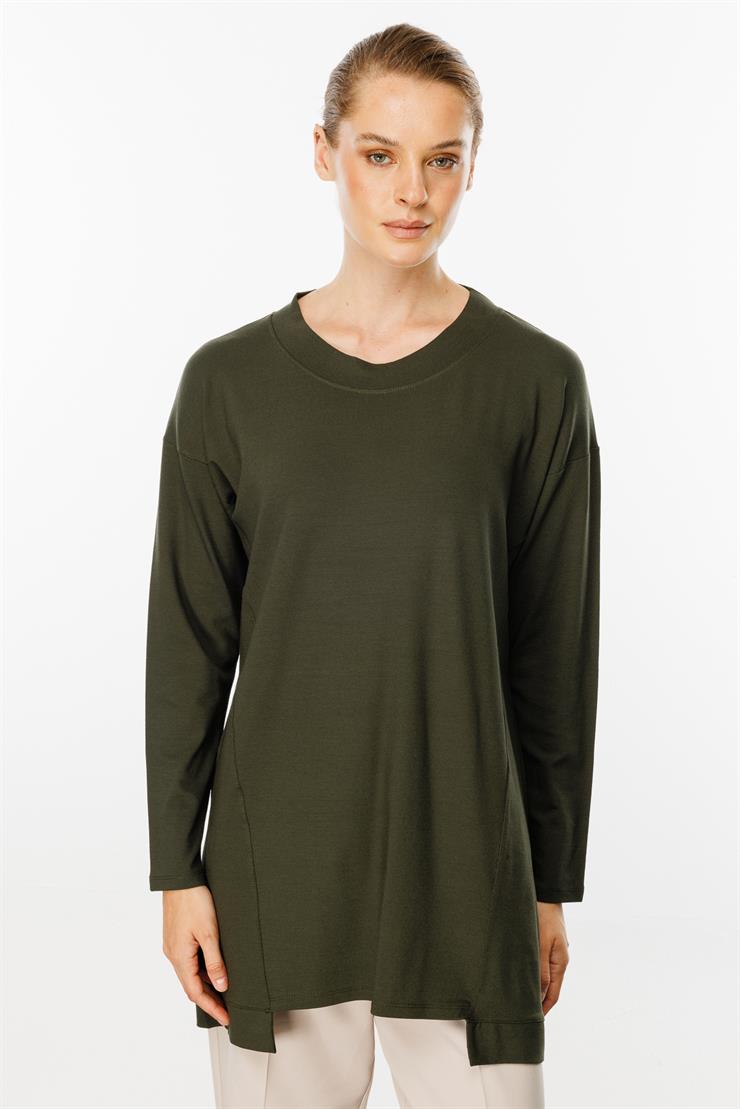 Basic Örme Tunik-HAKİ