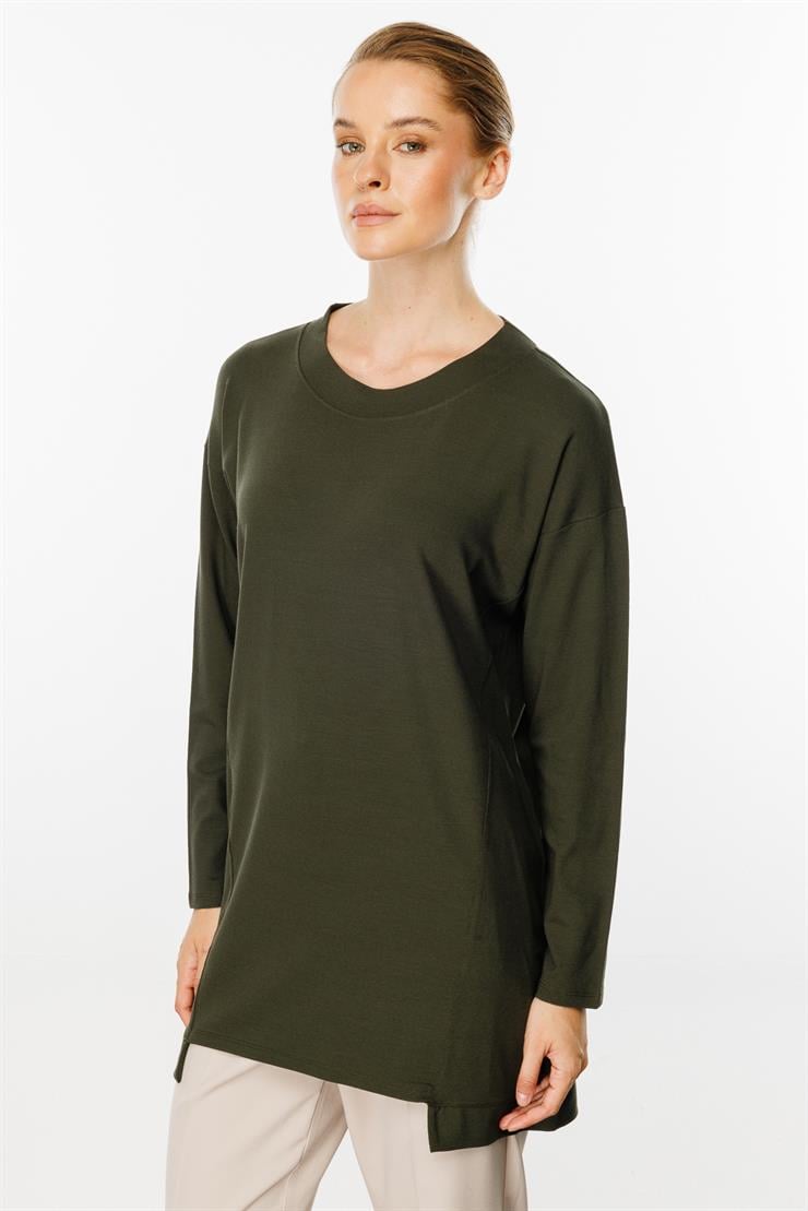 Basic Örme Tunik-HAKİ