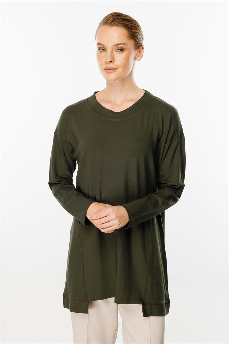 Basic Örme Tunik-HAKİ