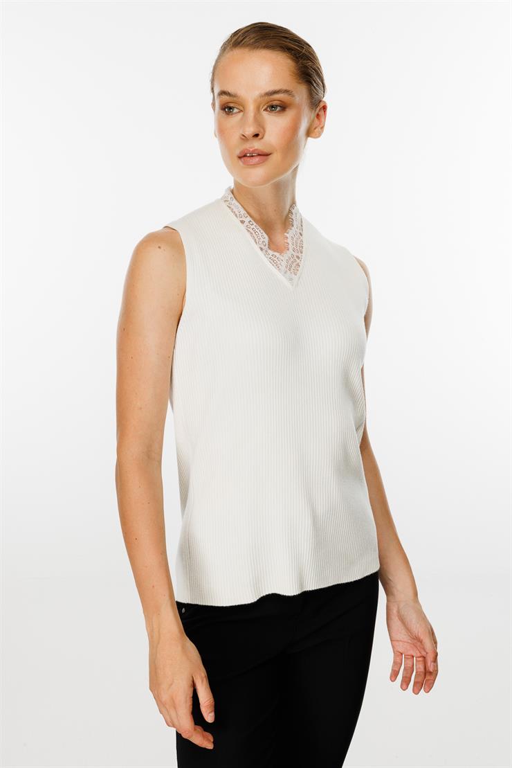 Dantelli Triko Atlet (24KSL8925)-EKRU