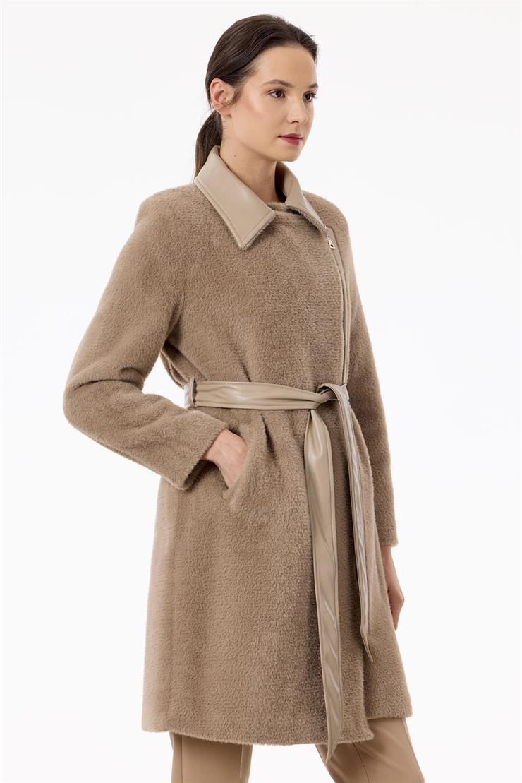 Deri Kombinli Tay Kaban VİZON