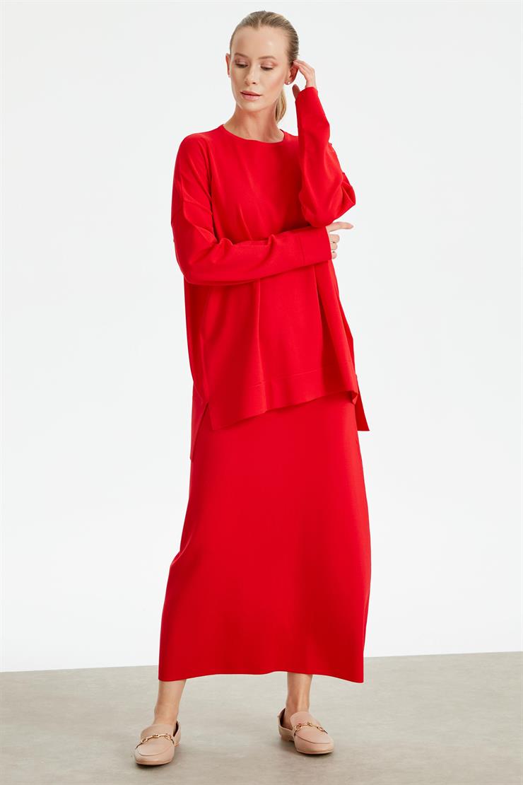 ETEKLİ RAYON TAKIM KIRMIZI