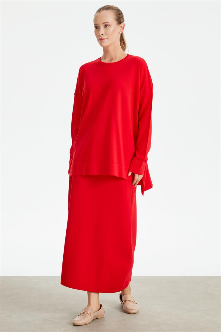 ETEKLİ RAYON TAKIM KIRMIZI