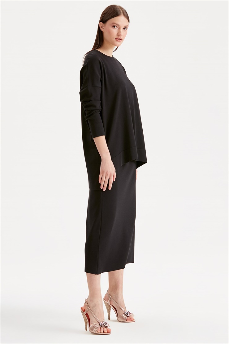 ETEKLİ RAYON TAKIM SİYAH