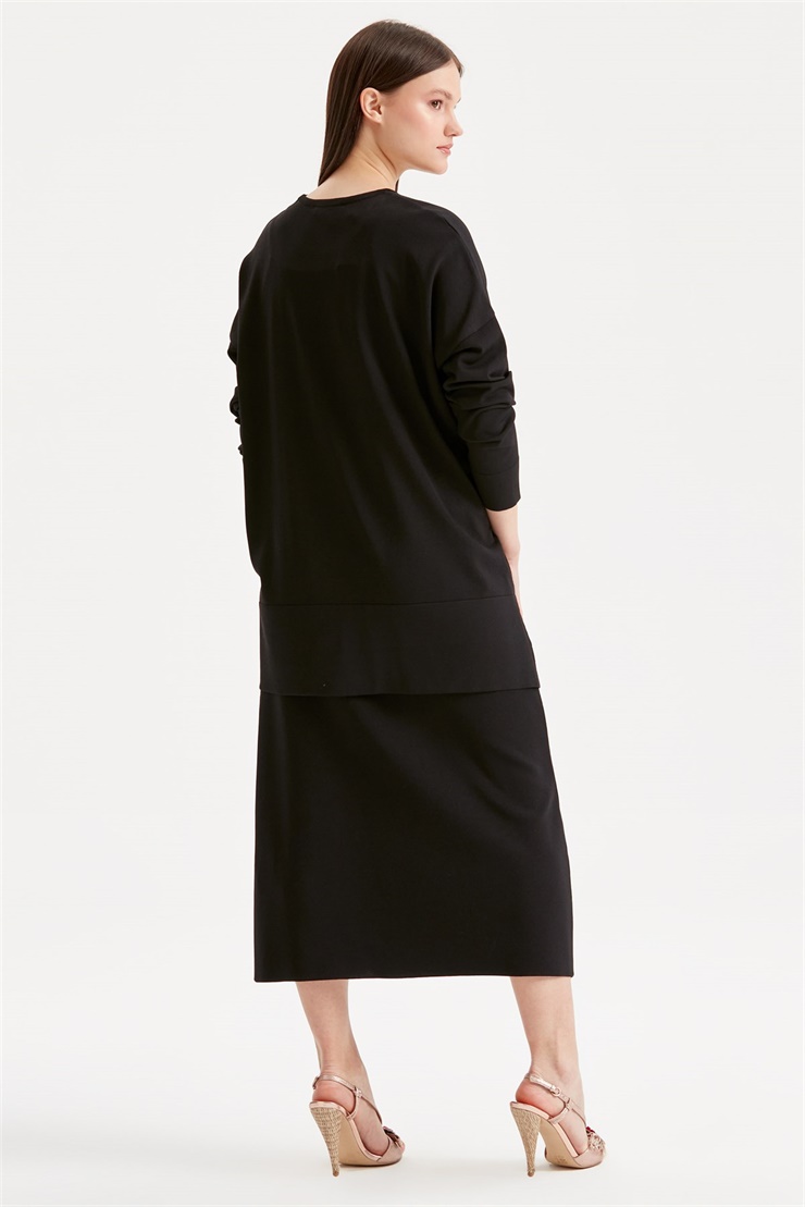 ETEKLİ RAYON TAKIM SİYAH