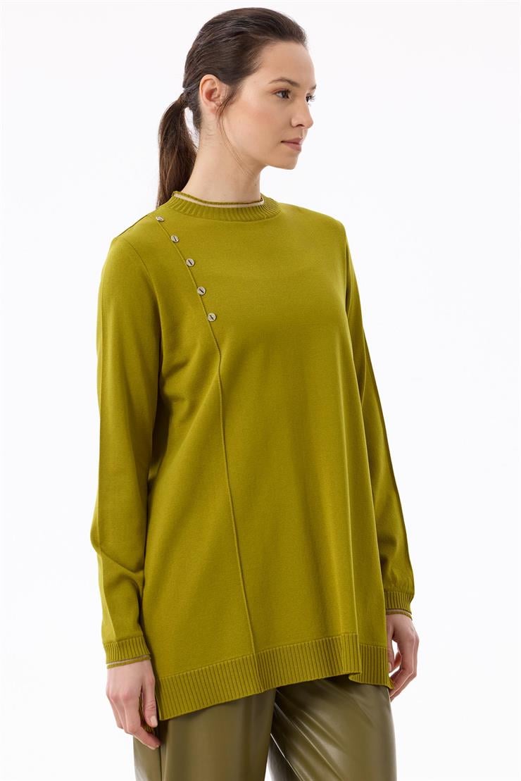 Fırfır Detaylı Rayon Tunik ASİT