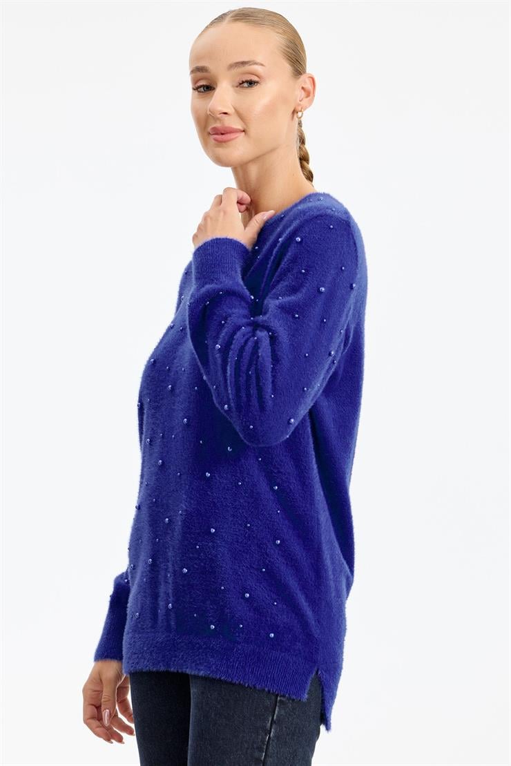 İnci Detaylı Triko Tunik SAKS