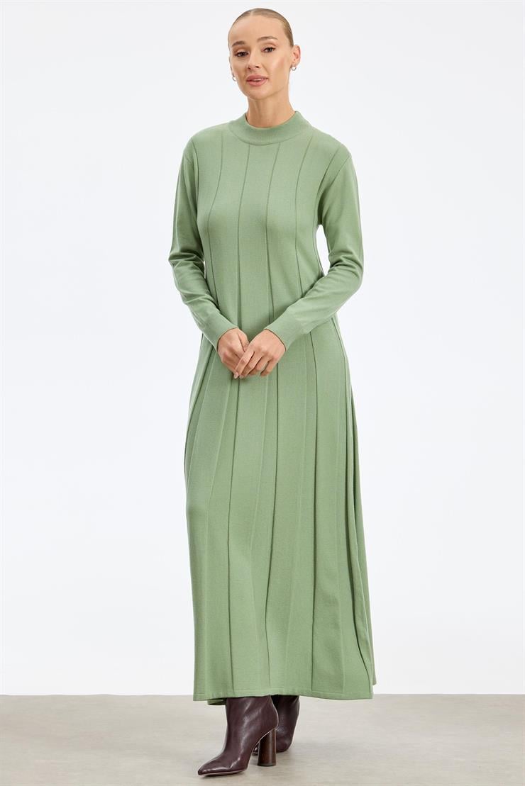 Kalın Piliseli Triko Elbise ÇAĞLA