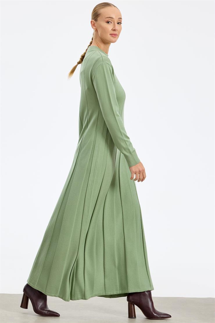 Kalın Piliseli Triko Elbise ÇAĞLA