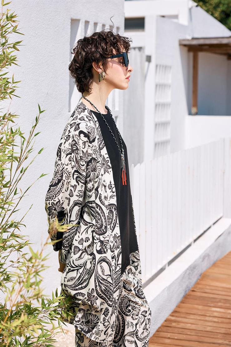 Kimono 2Li Takım SİYAH