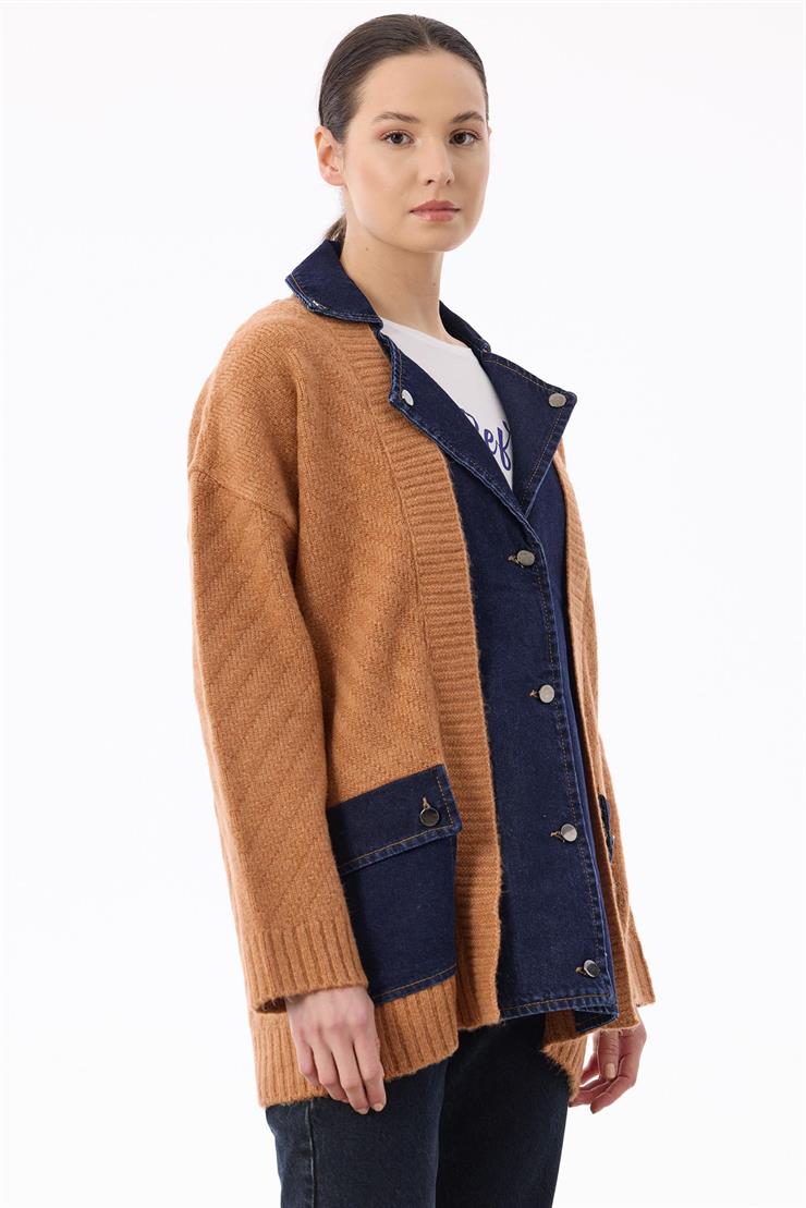 Kot Kombinli Cepli Hırka SOMON