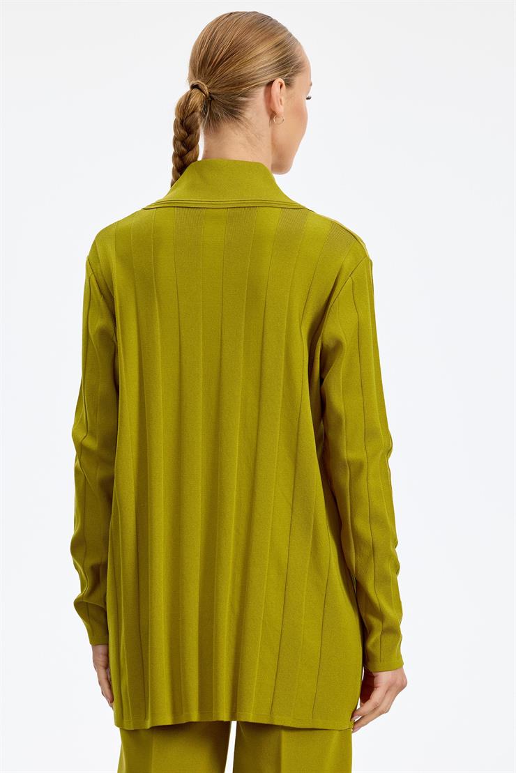 Kruvaze Düğmeli Rayon Takım ASİT