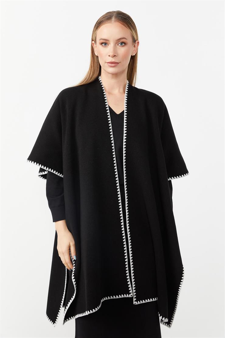 Merrow Detaylı Panço-SİYAH