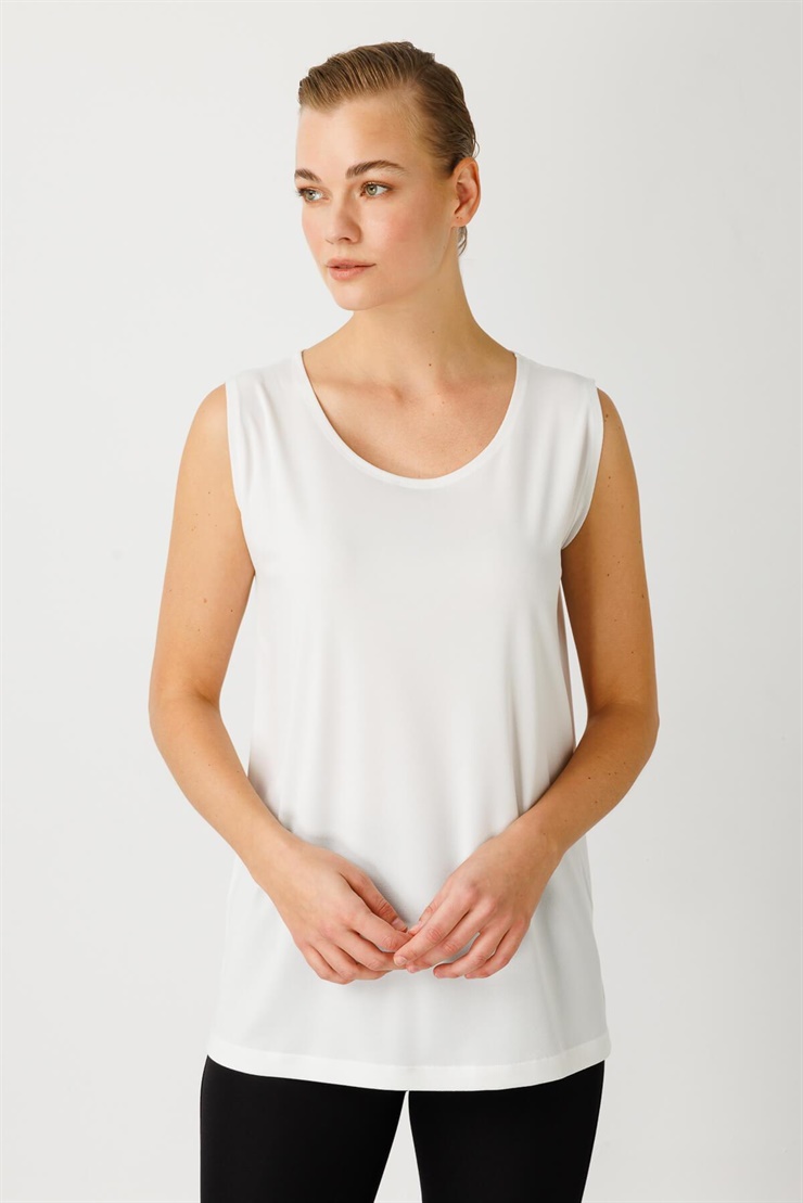 Mutlu Ertan Kadın Basic Atlet Ekru 3987