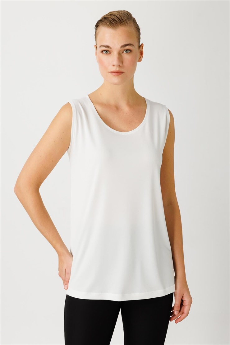 Mutlu Ertan Kadın Basic Atlet Ekru 3987