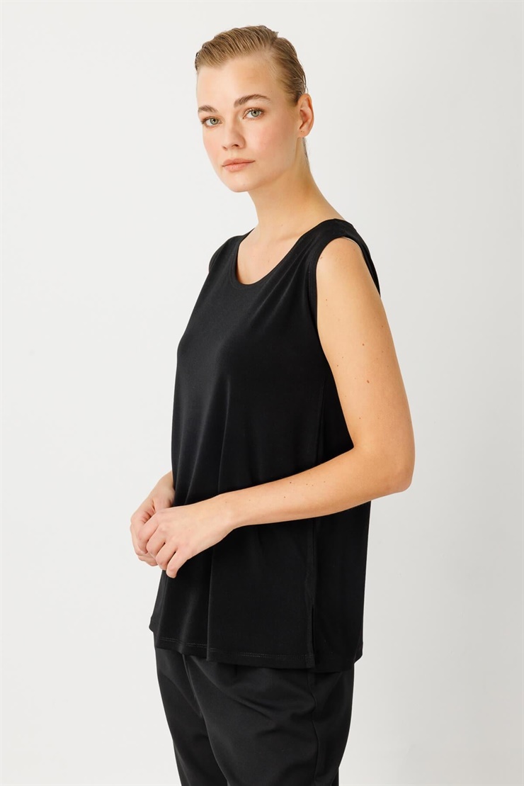 Mutlu Ertan Kadın Basic Atlet Siyah 3987