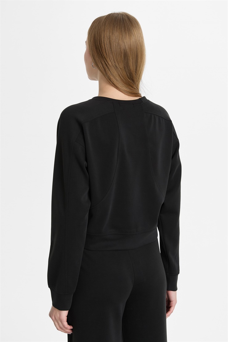 Mutlu Ertan Kadın Sıfır Yaka Bluz Siyah 30478