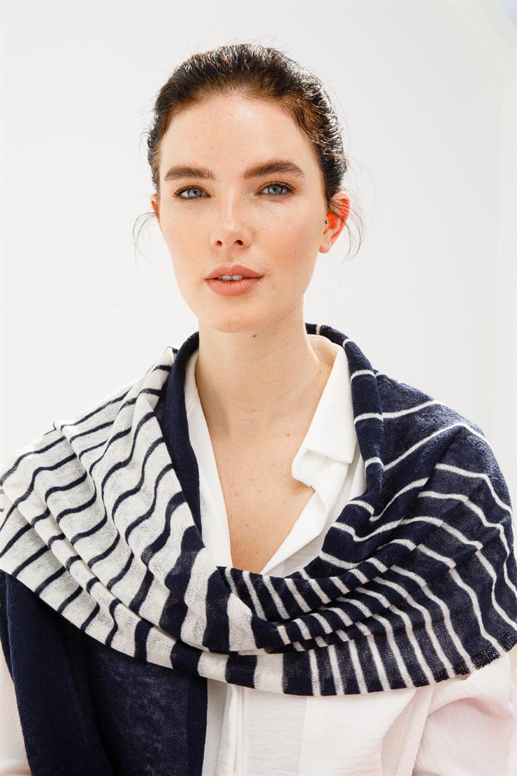 NAUTICAL ATKI-Lacivert-Ekru