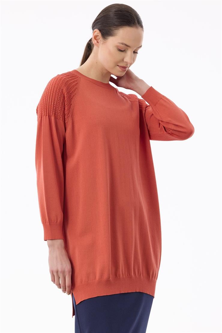 Omuzlar Taş Baskılı Rayon Tunik SOMON