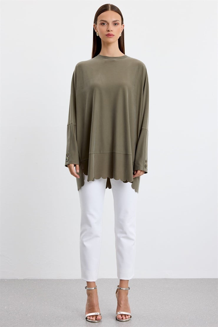Oversize Tunik HAKİ