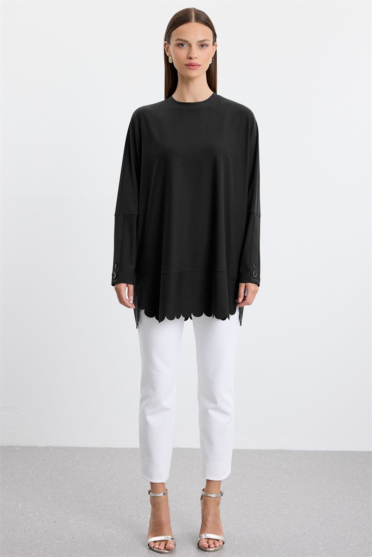 Oversize Tunik SİYAH