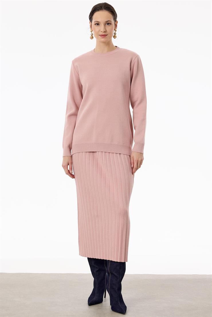 Pileli Etekli Takım PUDRA