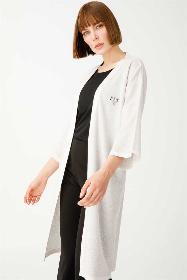 Simli Truvakar Kol Hırka-EKRU