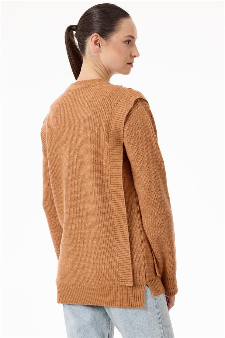 Taş İşlemeli Yürütmeli Tunik SOMON