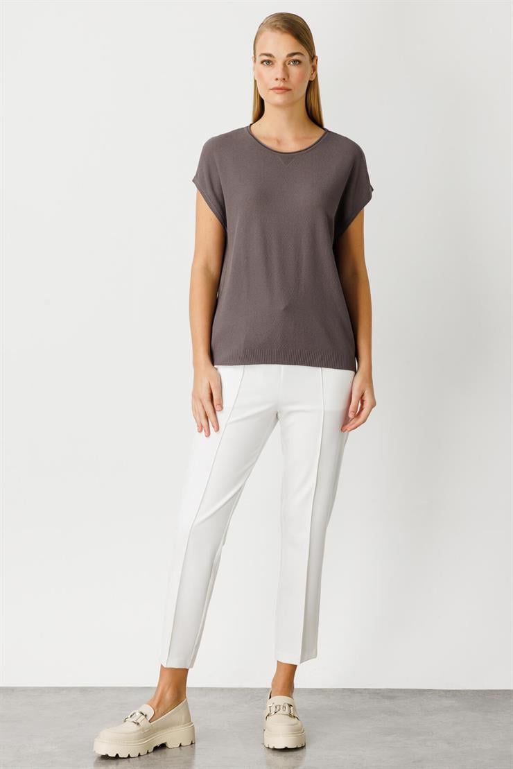 Triko Kolsuz Bluz-Fume